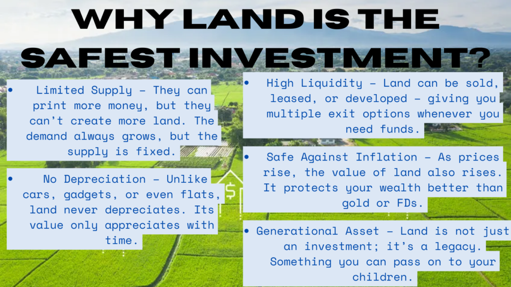 Why Land is the Safest Investment?